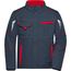 Workwear Softshell Padded Jacket - Funktionelle Softshelljacke mit warmem Innenfutter [Gr. 4XL] (carbon/red) (Art.-Nr. CA062365)