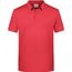 Men's Basic Polo - Klassisches Poloshirt [Gr. L] (carmine-red-melange) (Art.-Nr. CA062433)