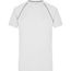 Men's Sports T-Shirt - Funktionsshirt für Fitness und Sport [Gr. M] (white/silver) (Art.-Nr. CA062660)