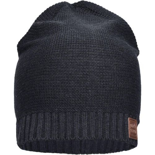 Cotton Hat - Moderne Baumwoll-Strickmütze (Art.-Nr. CA062961) - Abschluss mit modischer Rippe
Kunstleder...