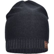 Cotton Hat - Moderne Baumwoll-Strickmütze (grey-melange) (Art.-Nr. CA062961)