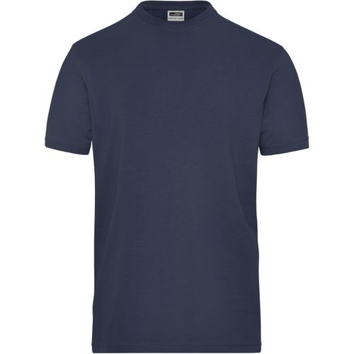 Men's BIO Stretch-T Work - T-Shirt aus weichem Elastic-Single-Jersey [Gr. L] (Art.-Nr. CA063334) - Gekämmte, ringgesponnene BIO-Baumwolle,...