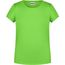 Girls' Basic-T - T-Shirt für Kinder in klassischer Form [Gr. L] (lime-green) (Art.-Nr. CA063422)