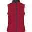 Ladies' Promo Softshell Vest - Softshellweste für Promotion und Freizeit [Gr. XL] (red/black) (Art.-Nr. CA063610)