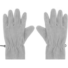 Microfleece Gloves - Wärmende Fleece Handschuhe für Damen und Herren (grey) (Art.-Nr. CA063852)