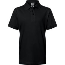 Classic Polo Junior - Hochwertiges Polohemd mit Armbündchen [Gr. S] (black) (Art.-Nr. CA064238)