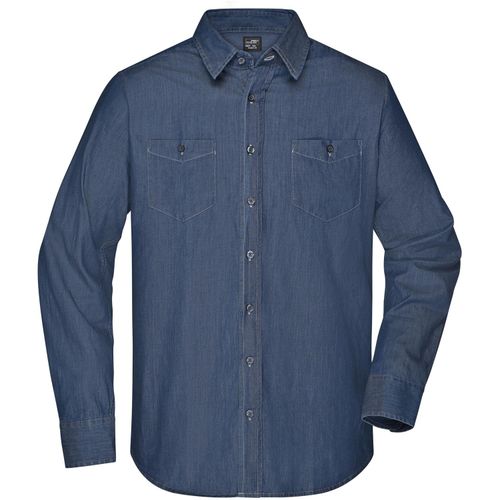 Men's Denim Shirt - Trendiges Jeanshemd [Gr. XXL] (Art.-Nr. CA064602) - Leichte Denim Baumwollqualität
Klassisc...