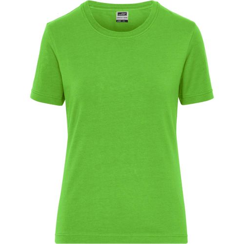 Ladies' BIO Stretch-T Work - T-Shirt aus weichem Elastic-Single-Jersey [Gr. 4XL] (Art.-Nr. CA065630) - Gekämmte, ringgesponnene BIO-Baumwolle,...