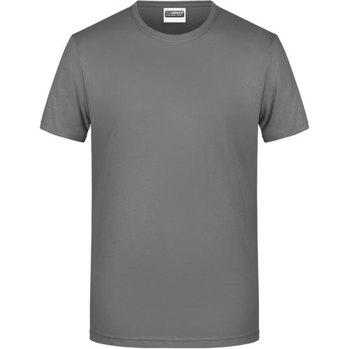 Men's Basic-T - Herren T-Shirt in klassischer Form [Gr. L] (Art.-Nr. CA065924) - 100% gekämmte, ringgesponnene BIO-Baumw...