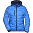 Ladies' Padded Jacket - Gesteppte Jacke mit sorona®AURA Wattierung (nachwachsender, pflanzlicher Rohstoff) [Gr. L] (blue/navy) (Art.-Nr. CA066520)