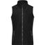 Ladies' Workwear Fleece Vest - Strapazierfähige Fleeceweste im Materialmix [Gr. XXL] (black/carbon) (Art.-Nr. CA066654)