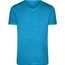 Men's Gipsy T-Shirt - Trendiges T-Shirt mit V-Ausschnitt [Gr. M] (Turquoise) (Art.-Nr. CA066849)