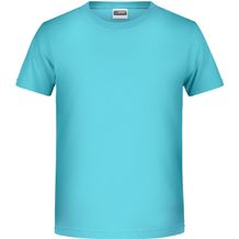 Boys' Basic-T - T-Shirt für Kinder in klassischer Form [Gr. XXL] (pacific) (Art.-Nr. CA067765)