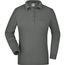 Ladies' Workwear Polo Pocket Longsleeve - Pflegeleichtes und strapazierfähiges Langarm Polo mit Brusttasche [Gr. XL] (dark-grey) (Art.-Nr. CA068034)