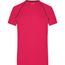 Men's Sports T-Shirt - Funktionsshirt für Fitness und Sport [Gr. L] (bright-pink/titan) (Art.-Nr. CA068307)