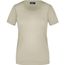 Ladies' Basic-T - Leicht tailliertes T-Shirt aus Single Jersey [Gr. S] (stone) (Art.-Nr. CA068721)
