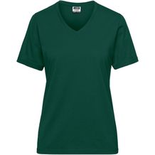 Ladies' BIO Workwear T-Shirt - Strapazierfähiges und pflegeleichtes T-Shirt [Gr. 3XL] (dark-green) (Art.-Nr. CA068787)