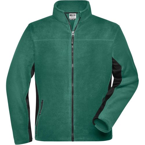 Men's Workwear Fleece Jacket - Strapazierfähige Fleecejacke im Materialmix [Gr. 3XL] (Art.-Nr. CA069210) - Pflegeleichter Anti-Pilling-Microfleece
...