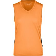 Ladies' Running Tank - Funktionelles Lauftop [Gr. S] (orange/black) (Art.-Nr. CA069346)