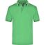Polo Tipping - Hochwertiges Piqué-Polohemd mit Kontraststreifen [Gr. L] (frog/white) (Art.-Nr. CA070150)