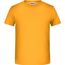 Boys' Basic-T - T-Shirt für Kinder in klassischer Form [Gr. S] (gold-yellow) (Art.-Nr. CA070578)