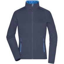 Ladies' Stretchfleece Jacket - Bi-elastische, körperbetonte Jacke im sportlichen Look [Gr. S] (navy/cobalt) (Art.-Nr. CA071704)