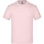 Junior Basic-T - Kinder Komfort-T-Shirt aus hochwertigem Single Jersey [Gr. M] (rosé) (Art.-Nr. CA071841)