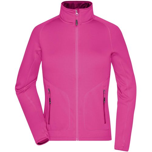 Ladies' Stretchfleece Jacket - Bi-elastische, körperbetonte Jacke im sportlichen Look [Gr. M] (Art.-Nr. CA072032) - Sehr softes, pflegeleichtes, wärmende...