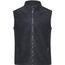 Men's Workwear Fleece Vest - Strapazierfähige Fleeceweste im Materialmix [Gr. XXL] (carbon/black) (Art.-Nr. CA072129)
