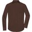 Men's Shirt Longsleeve Poplin - Klassisches Shirt aus pflegeleichtem Mischgewebe [Gr. XL] (Brown) (Art.-Nr. CA072527)