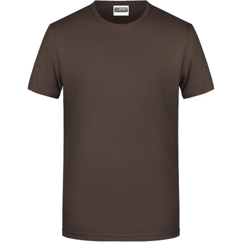 Men's Basic-T - Herren T-Shirt in klassischer Form [Gr. M] (Art.-Nr. CA072662) - 100% gekämmte, ringgesponnene BIO-Baumw...