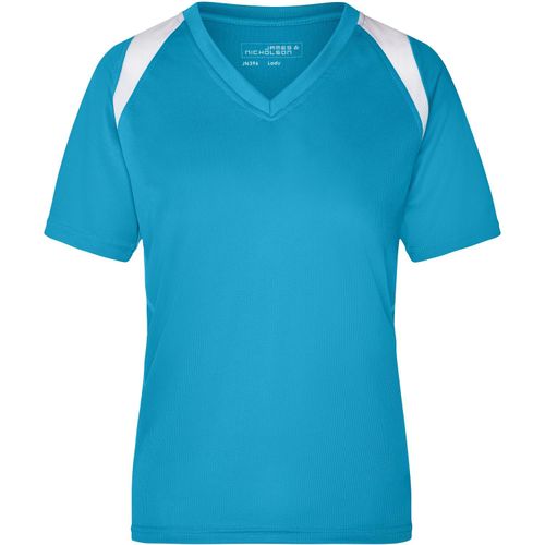 Ladies' Running-T - Atmungsaktives Laufshirt [Gr. XL] (Art.-Nr. CA073716) - Feuchtigkeitsregulierend, schnell...