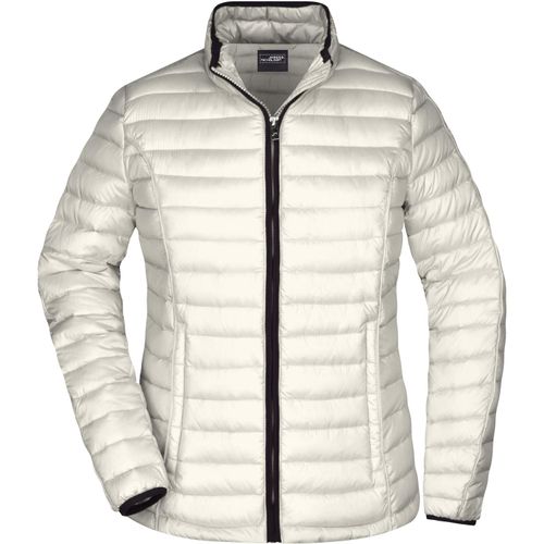 Ladies' Quilted Down Jacket - Sportliche Daunenjacke mit Stehkragen [Gr. L] (Art.-Nr. CA073809) - Softes, wind- und wasserabweisendes...