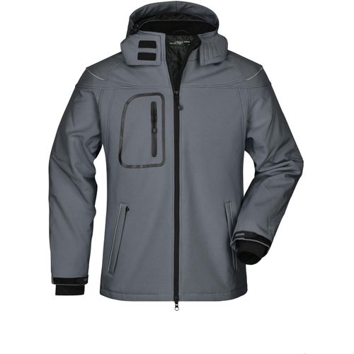 Mens Winter Softshell Jacket - Modische Winter Softshelljacke [Gr. XL] (Art.-Nr. CA074830) - 3-Lagen Funktionsmaterial mit TPU-Membra...