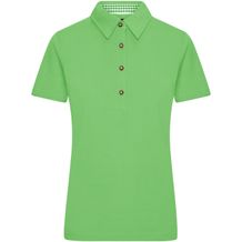 Ladies' Traditional Polo - Klassisches Polo im Trachtenlook [Gr. S] (lime-green/lime-green-white) (Art.-Nr. CA075289)
