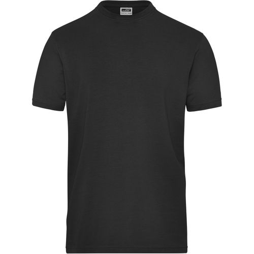 Men's BIO Stretch-T Work - T-Shirt aus weichem Elastic-Single-Jersey [Gr. 5XL] (Art.-Nr. CA076150) - Gekämmte, ringgesponnene BIO-Baumwolle,...