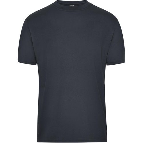Men's BIO Workwear T-Shirt - Strapazierfähiges und pflegeleichtes T-Shirt [Gr. 4XL] (Art.-Nr. CA076680) - Materialmix aus gekämmter, ringgesponne...