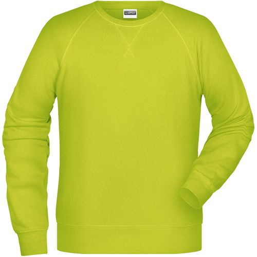Men's Sweat - Klassisches Sweatshirt mit Raglanärmeln [Gr. 3XL] (Art.-Nr. CA077135) - Hochwertige French Terry-Qualität, 85...