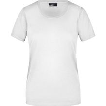 Ladies' Basic-T - Leicht tailliertes T-Shirt aus Single Jersey [Gr. L] (white) (Art.-Nr. CA077241)