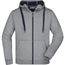 Men's Doubleface Jacket - Sportive Jacke mit Kapuze [Gr. S] (sports-grey/navy) (Art.-Nr. CA077340)