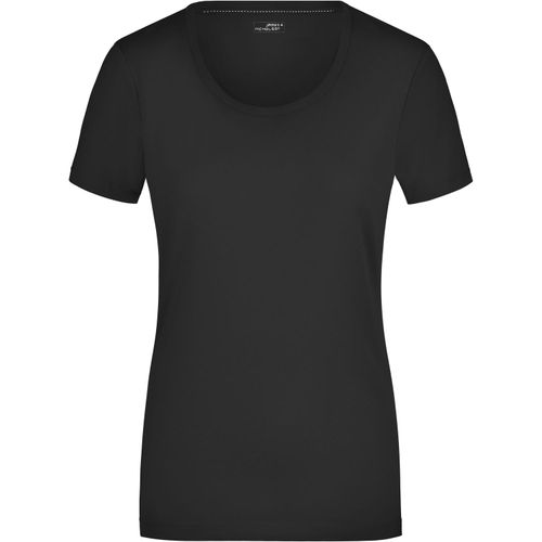 Ladies' Stretch Round-T - T-Shirt aus weichem Elastic-Single-Jersey [Gr. XL] (Art.-Nr. CA077531) - Gekämmte, ringgesponnene Baumwolle
Lock...