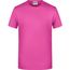 Men's Basic-T - Herren T-Shirt in klassischer Form [Gr. S] (pink) (Art.-Nr. CA078303)