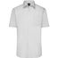 Men's Shirt Shortsleeve Poplin - Klassisches Shirt aus pflegeleichtem Mischgewebe [Gr. XL] (light-grey) (Art.-Nr. CA078341)