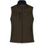 Ladies' Softshell Vest - Klassische Softshellweste im sportlichen Design aus recyceltem Polyester [Gr. S] (Brown) (Art.-Nr. CA078532)