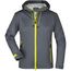 Ladies' Outdoor Jacket - Ultraleichte Softshelljacke für extreme Wetterbedingungen [Gr. L] (iron-grey/yellow) (Art.-Nr. CA078640)