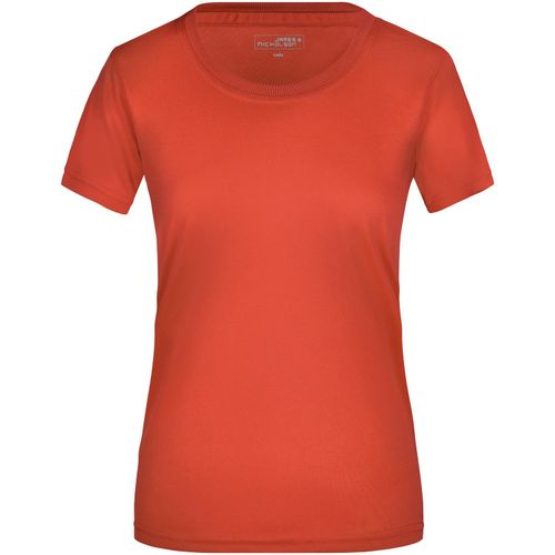 Ladies' Active-T - Funktions T-Shirt für Freizeit und Sport [Gr. 3XL] (Art.-Nr. CA078785) - Feiner Single Jersey
Necktape
Doppelnäh...
