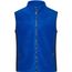 Men's Workwear Fleece Vest - Strapazierfähige Fleeceweste im Materialmix [Gr. S] (royal/navy) (Art.-Nr. CA079633)
