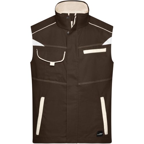 Workwear Vest - Funktionelle Weste im sportlichen Look mit hochwertigen Details [Gr. 6XL] (Art.-Nr. CA079735) - Elastische, leichte Canvas-Qualität
Per...