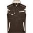 Workwear Vest - Funktionelle Weste im sportlichen Look mit hochwertigen Details [Gr. 6XL] (brown/stone) (Art.-Nr. CA079735)