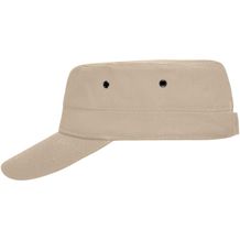 Military Cap for Kids - Trendige Cap im Military-Stil aus robuster Baumwolle (khaki) (Art.-Nr. CA080052)